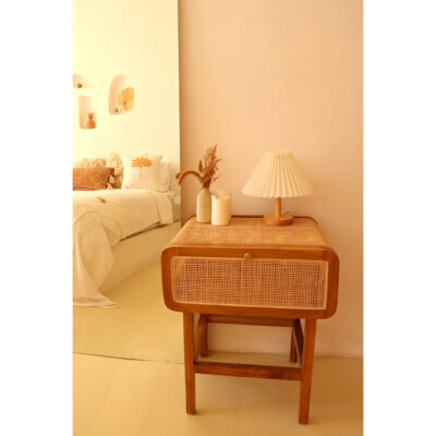 Rattan Nightstand (Rattan)