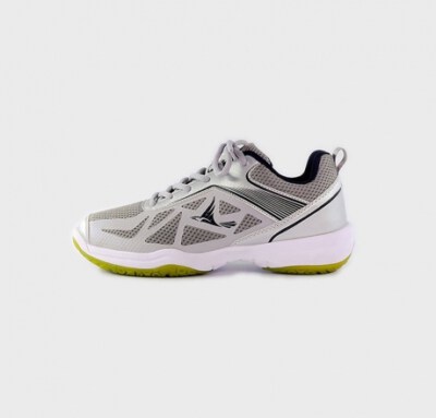 Lightning 19.1 Badminton Shoes (Synthetic Leather + Breathable Knit Upper, Rubber Outsole, Air-Cushion Insole)