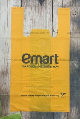 Biodegradable Shopping T-Shirt Bag (Two Handles, Custom Size & Printing, HDPE/Starch/PLA-PBAT Options)