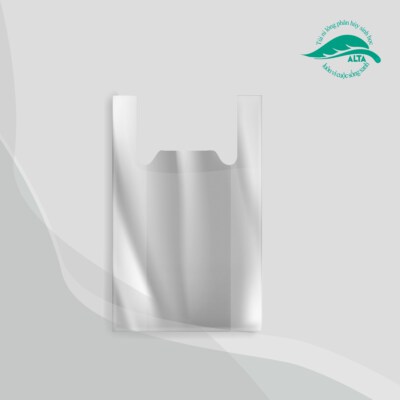 T-Shirt Shopping Bag (LDPE/HDPE, Biodegradable Additive, Custom Logo Printing)