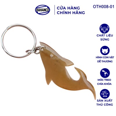 Horn Keychain Hook (Handmade, 3 Shape Options, OTH008)