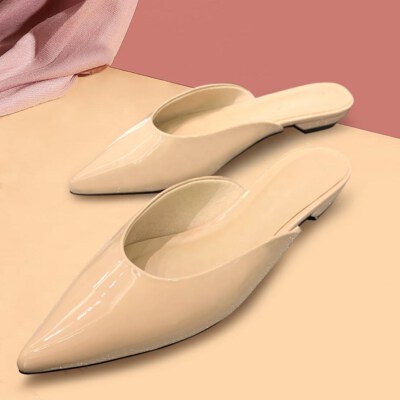 Women’s Pointed-Toe PU Flat Shoes (Slip-On, Minimalist Design, Lightweight, Anti-Slip, OEM/Private Label)