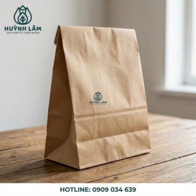 Kraft Paper Bags Without Handles (Gusseted, Folded Bottom, Easy Sealing)