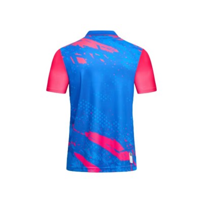 Seamless Unisex Activewear Polo Shirt & Shorts Set (Spandex/Polyester, Four-Way Stretch, Quick-Dry, Sweat-Wicking, Sublimation Print)