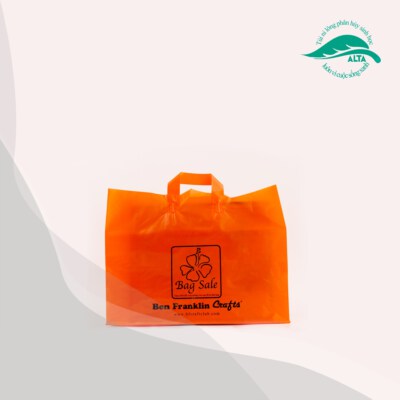 Press-Sealed Handle Bag (Biodegradable Additive, LDPE, Custom Size, Up To 6-Color Printing)