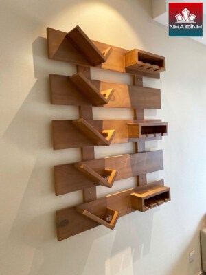 Pine Wood Wine Rack (GTK17, Made To Order, Custom Design Available)