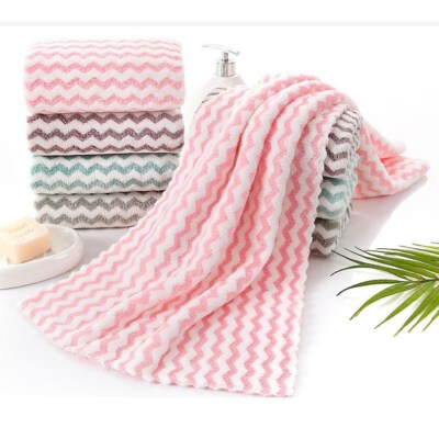 Striped Cotton Towel (100% Cotton, 45 X 65 Cm, 220 G)