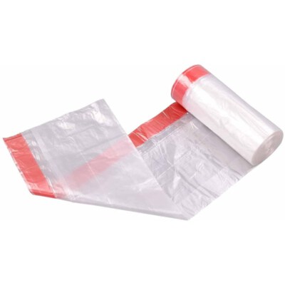 Drawstring Trash Bag On Roll (LDPE/HDPE, Leak-Proof, Odor-Blocking, 10–200 Mic, Custom Colors & Printing)