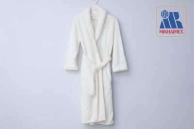 Luxury Egyptian Cotton Waffle Bathrobe