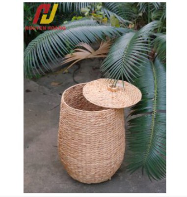Water Hyacinth Basket with Lid