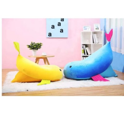 Fish-Shaped Storage Bean Bag Cover (Removable Cover, Custom Colors, EPS/EPP Filling)