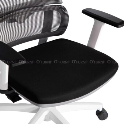 Headrest Armrest Ergonomic Mesh Task Chair (Adjustable Height, Swivel Base)
