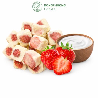 Freeze-Dried Strawberry Yogurt Bites