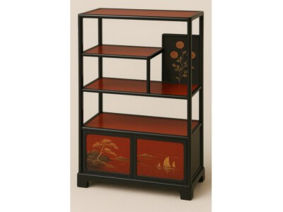 Custom Lacquer Display Shelf (Made To Order, Decorative Storage, Premium Finish)