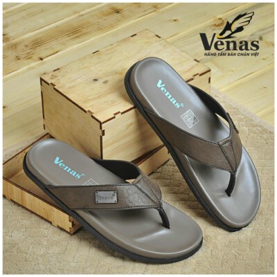 Men’s Cow Leather Thong Sandals (Premium Slip-On, Durable Rubber Outsole)