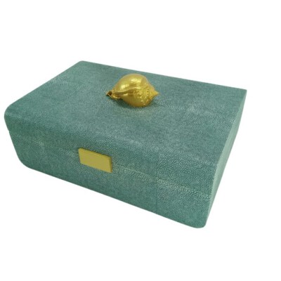Luxury Faux Shagreen Jewelry Packaging Box