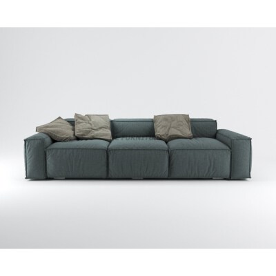 Luxury Fabric Sofa LB01 (Oak Wood Frame, Custom Made)