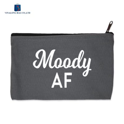 Canvas Zipper Pouch (Custom Print, Bulk Order)