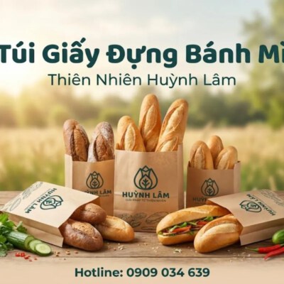 Paper Bread Bags (Kraft Style, Fold-Top, Takeaway Packaging)