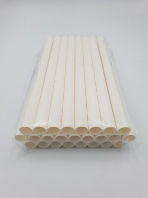 Black & White Kraft Paper Straws