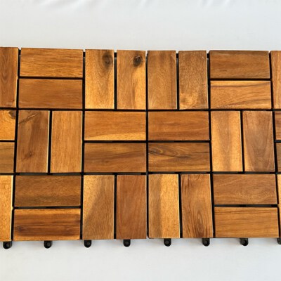 Acacia Decking Tiles 18 Slats