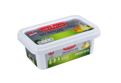 250ml Rectangular IML PP Cheese Packaging Container