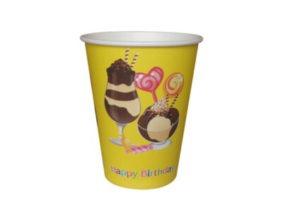 12oz Paper Cup (390ml, 89mm Rim, H110, Cupstock, Disposable)