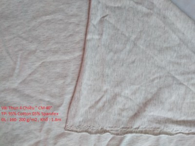 CM40 Four-Way Stretch Cotton Fabric (95% Cotton / 5% Spandex)