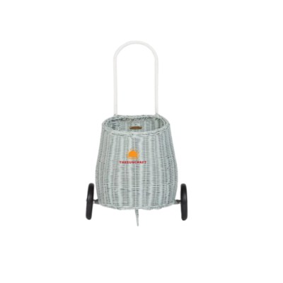 Vietnam-Made Rattan Doll Stroller Pram