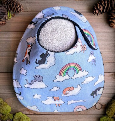 Organic Cotton Bandana Drool Bibs (100% Cotton, Printed, Washable, OEM, In-Stock)