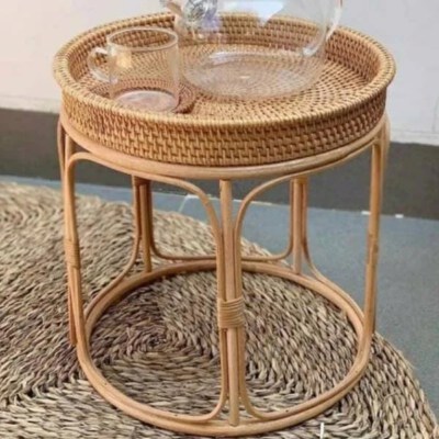 Ghế đôn lưu trữ đa năng Guot dệt (Dệt tay, Màu tự nhiên, Thân thiện với môi trường)