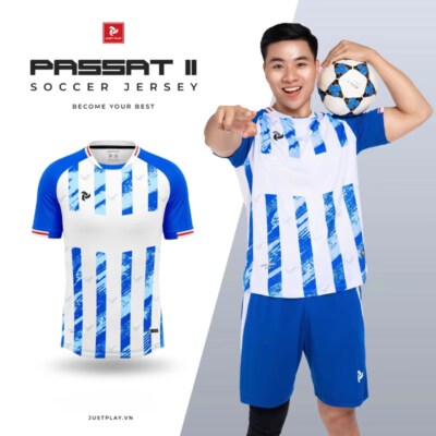 Passat II Soccer Jersey Set (100% Polyester, Heat-Transfer Printing, Quick Dry, Custom Colors)