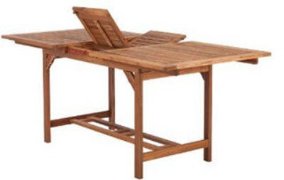 FWT320 Acacia Outdoor Dining Table (Oil Finishing, Dual-Length Option)