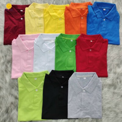Wholesale Plain Polo Shirts Solid Colors