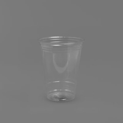 Premium PET Clear Cup (10oz / 400ml / 500ml, Rigid Transparent PET, Bulk Packed)