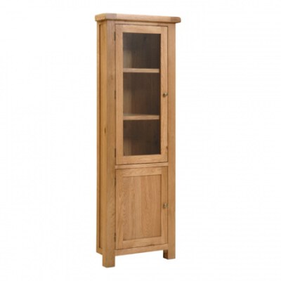 Tall Corner Cabinet (Montreal Range, SKU MON-G1482, Oak Furniture)