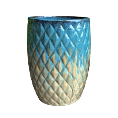 Atlantic Antique Glazed Ceramic Bonsai Planter Set (