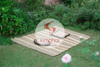 Handwoven Seagrass Seat Cushion (Eco-Friendly, Lightweight, For Floor Seating)