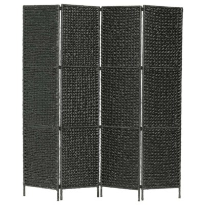 Minimalist Water Hyacinth Room Divider Screen