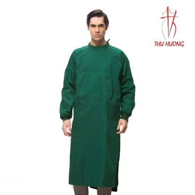 Áo choàng phẫu thuật tay dài, che phủ toàn bộ