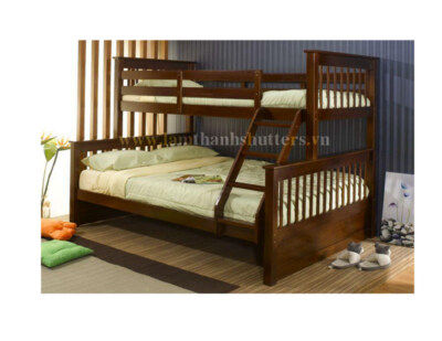 Dallan Bunk Bed (Pine Wood, European-Inspired Space-Saving Design)