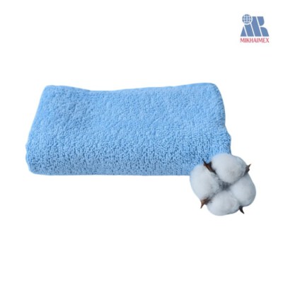 Blue Bloom Cotton Towel