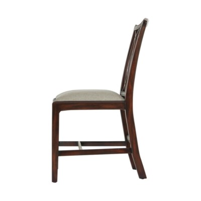 Modern Elegant Dining Chair (Solid Wood, Upholstered Seat, Hotel & Restaurant Use)
