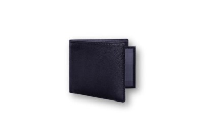 Men’s Flap Wallet A49 (100% Genuine Cowhide Leather, Matte Waxed Leather)