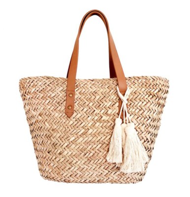 Seagrass Handbag With Tassel (Seagrass)
