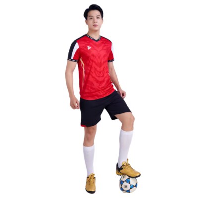 Unisex Soccer Jersey Set (100% Polyester, Heat-Transfer Printed, Quick-Dry)