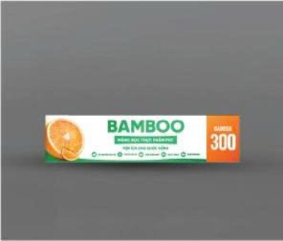 Bamboo 300 Food Cling Film (PVC, 30cm x 60m, Cutter Box, Carton Packed)