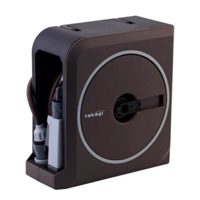 Nano Next 20m Compact Retractable Garden Hose Reel Set (BR)