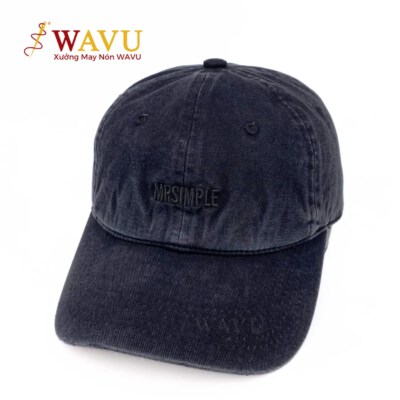 Washed Baseball Cap Classic Curved Brim