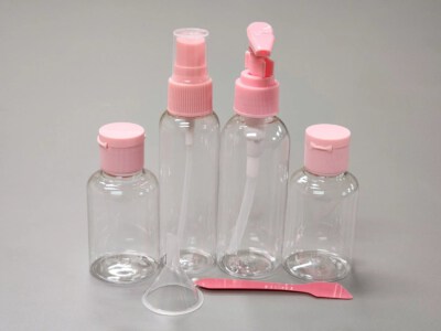 Custom Travel-Size Refillable Cosmetic Bottle Set (ISO 9001, PP/PET Plastic)